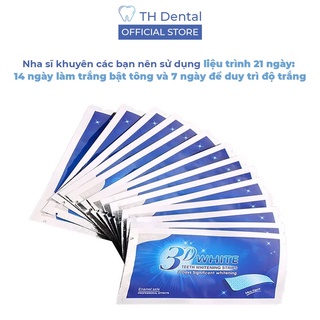 Hộp 7 Miếng Miếng Dán Trắng Răng 3D White Teeth Whitening Strips
