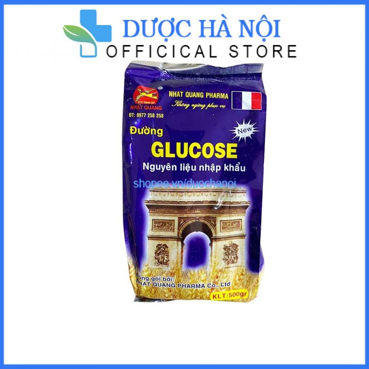 Đường glucose cung cấp năng lượng cho cơ thể , thải độc mát gan nguyên liệu nhập khẩu 500gam
