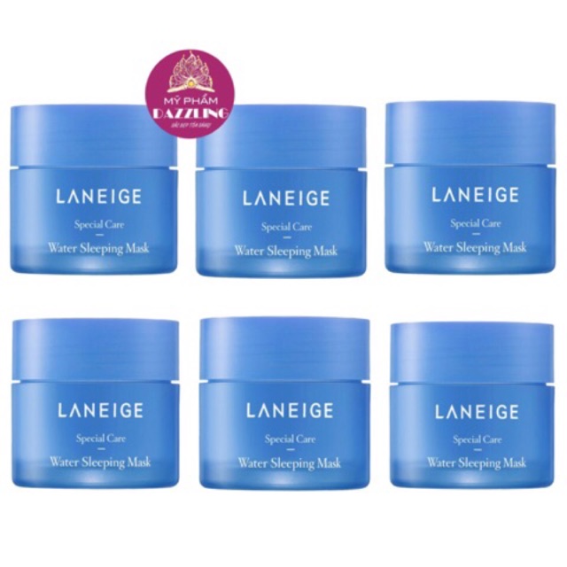 Combo 6 Mặt Nạ Ngủ Laneige Water Sleeping Mask minisize 15ml