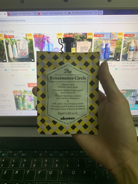 Mặt nạ siêu phục hồi DAVINES THE RENAISSANCE CIRCLE 50ml chính hãng | BigBuy360 - bigbuy360.vn