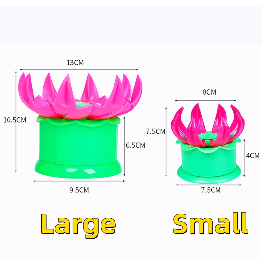Khuôn tạo hình bánh bao, làm bánh hình hoa sen tiện lợi Cỡ nhỏ 8cm và Cỡ TO 11cm