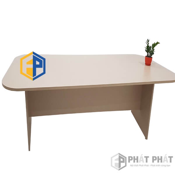 Bàn gỗ văn phòng Phát Phát 1 x 2m, bàn họp làm việc văn phòng, bàn làm việc tại nhà chính hãng - BHV02