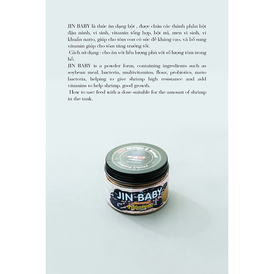 THỨC ĂN TÉP CẢNH JIN BABY 50G