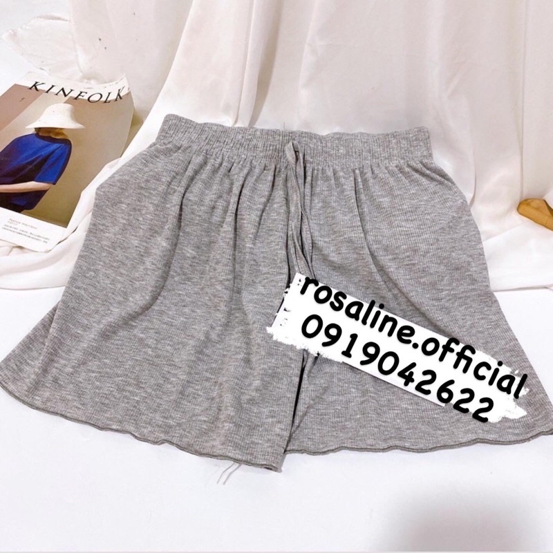 (q2747) quần đùi ulzzang gân tăm ngắn mặc nhà đơn giản thoáng mát eo co dãn | BigBuy360 - bigbuy360.vn