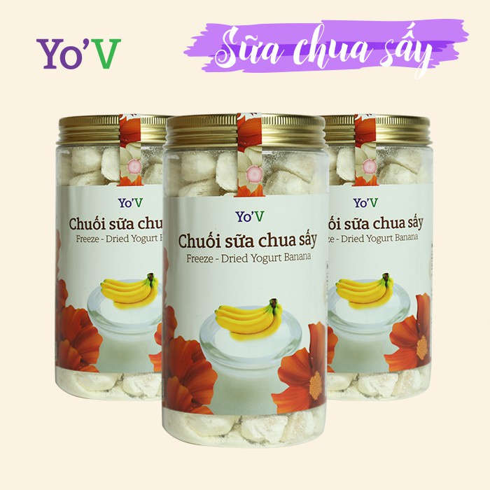 Sữa Chua Sấy Đông Khô Yo'V Vinamit Chuối