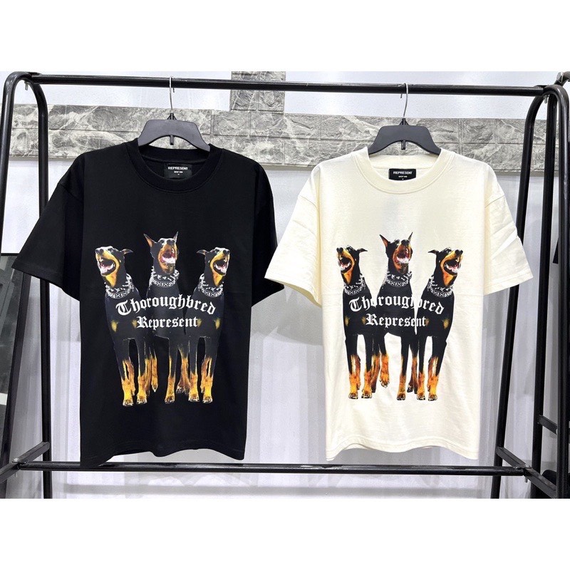 Áo Thun 3 Chú Chó ❤ Áo Phông Cotton Dáng Rộng Nam Nữ NVA138