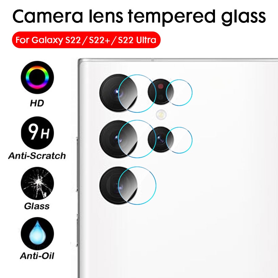 Kính Cường Lực Bảo Vệ Camera Sau Cho Samsung Galaxy S22 Ultra S22 Plus S21 FE