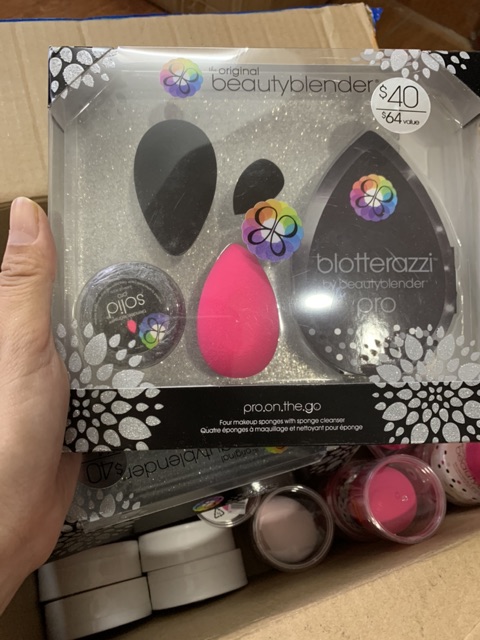 Mút tán kem nền Beauty blender Pro-on-the-pro-kit