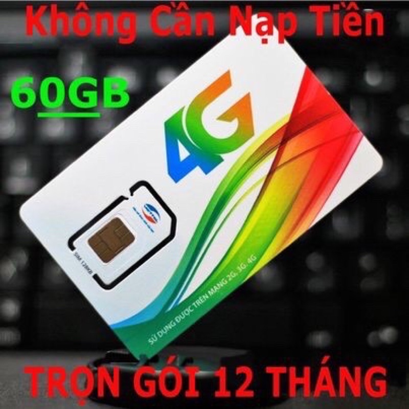 Sim 4G Viettel D500 Trọn gói 12 tháng _Mỗi tháng 5G tốc độ cao