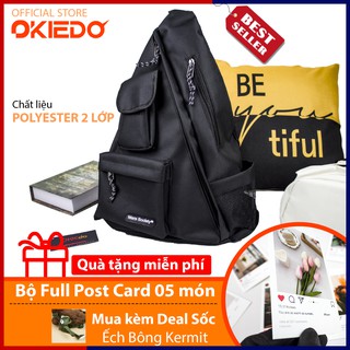 Túi đeo chéo Mars Society UnisexFashion - Tặng Full Set Post Card, Bookmark đánh dấu trang kèm Sticker - Okiedo