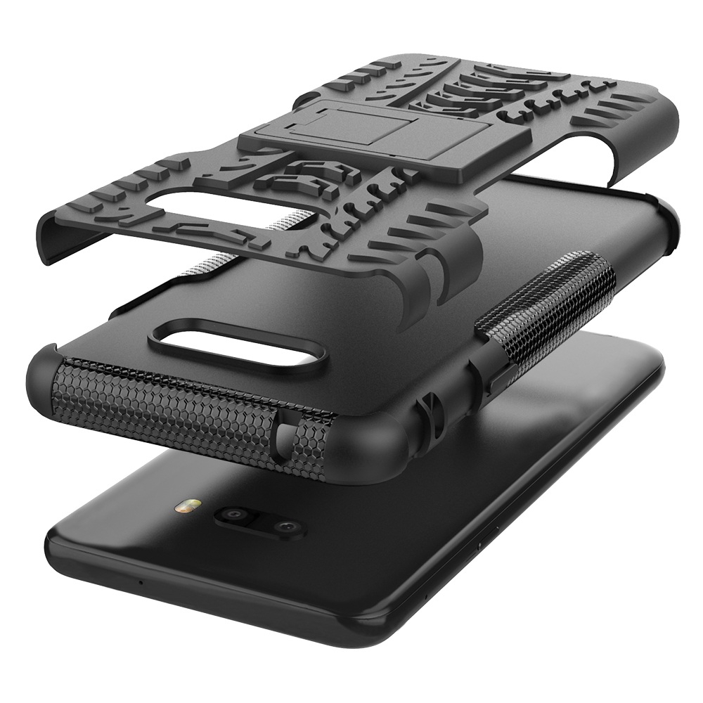Ốp điện thoại nhựa TPU mềm có giá đỡ chống sốc cho LG V50S ThinQ G8X