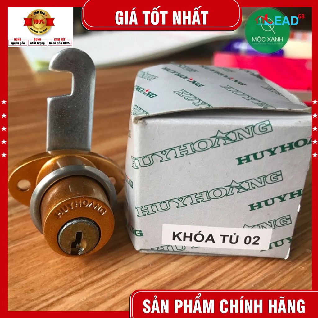 Khoá tủ Huy Hoàng -02 chính hãng