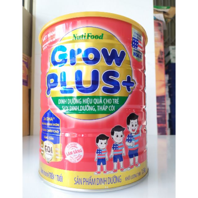 Sữa Nutifood Grow Plus+ đỏ 1,5kg