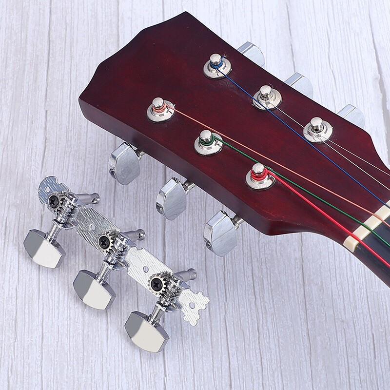 Bộ khoá đàn guitar acoustic một bộ khóa liền đủ 2 vế kèm ốc vít Enzi