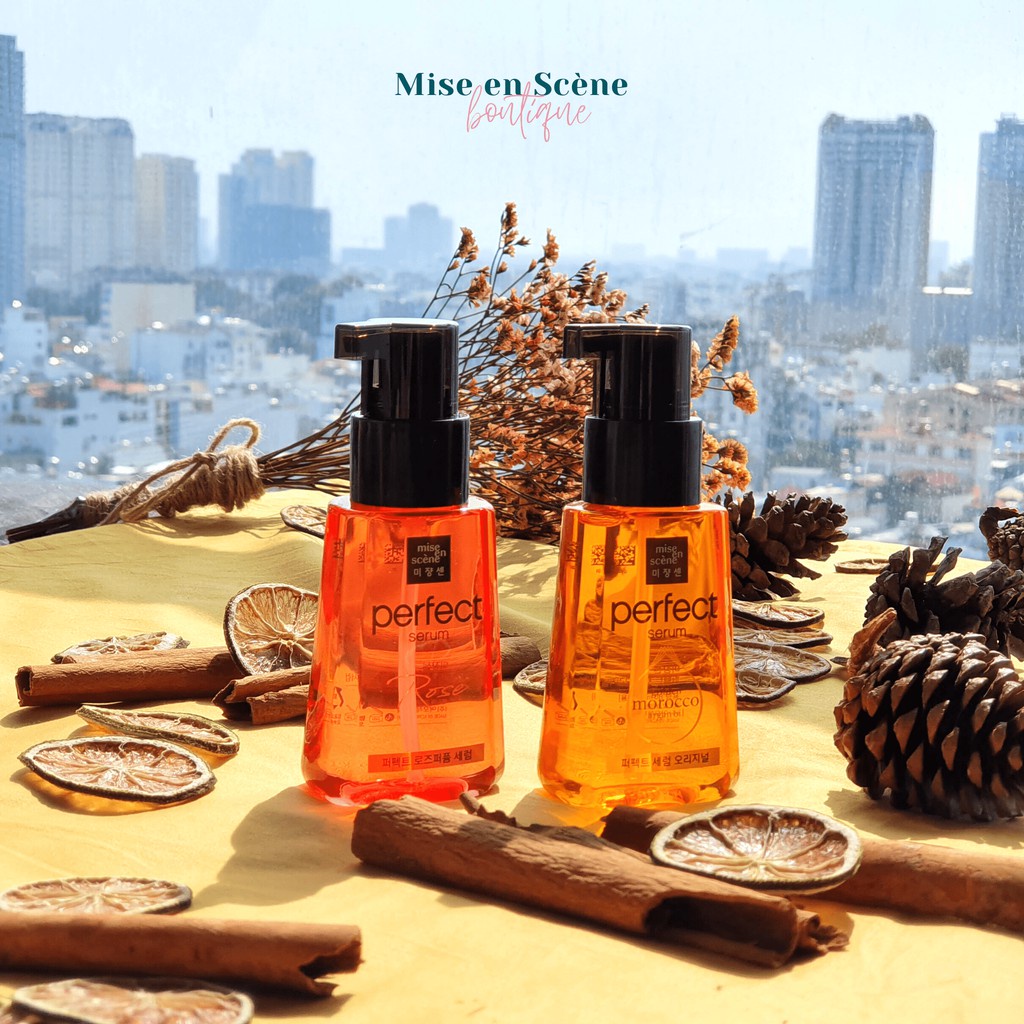 [MẪU MỚI] Tinh Chất Dưỡng Tóc Mise En Scene Perfect Serum 80ml - Dầu Dưỡng Phục Hồi Tóc Hư Tổn