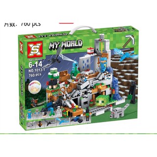 Bộ Đồ Chơi Lắp ghép My World cánh cổng địa ngục 760 Chi Tiết