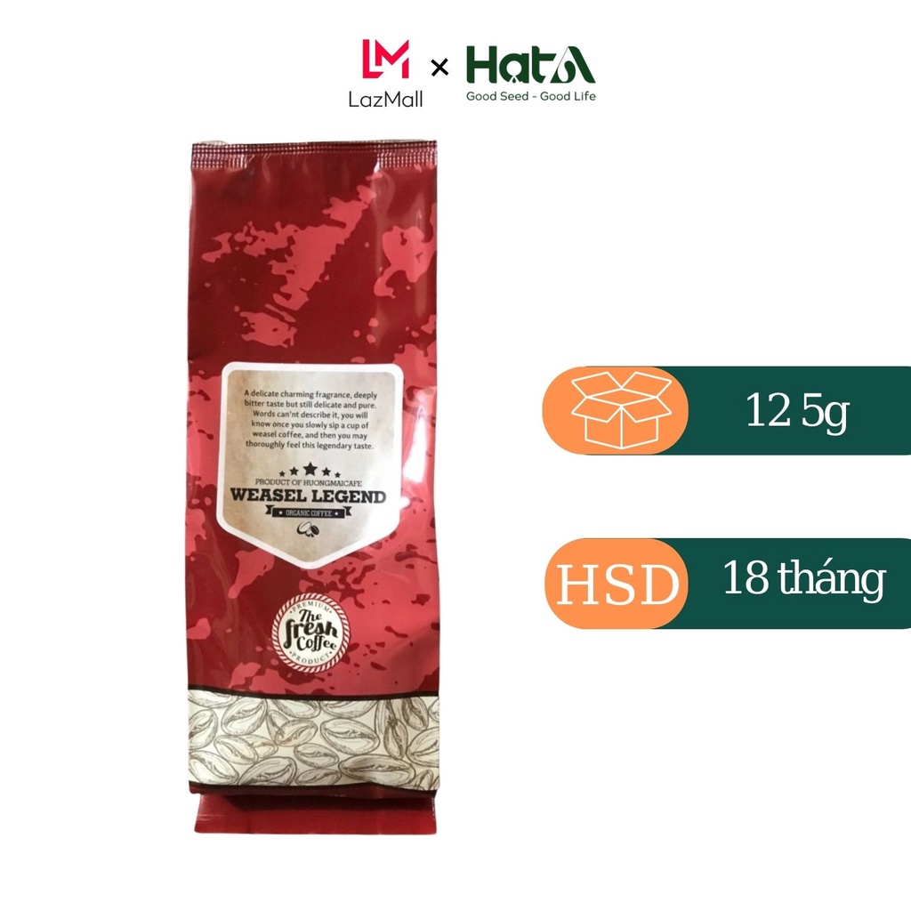 Cà phê chồn Hương Mai Cafe Weasel Legend Coffee 100% hạt Arabica nguyên chất 250gr
