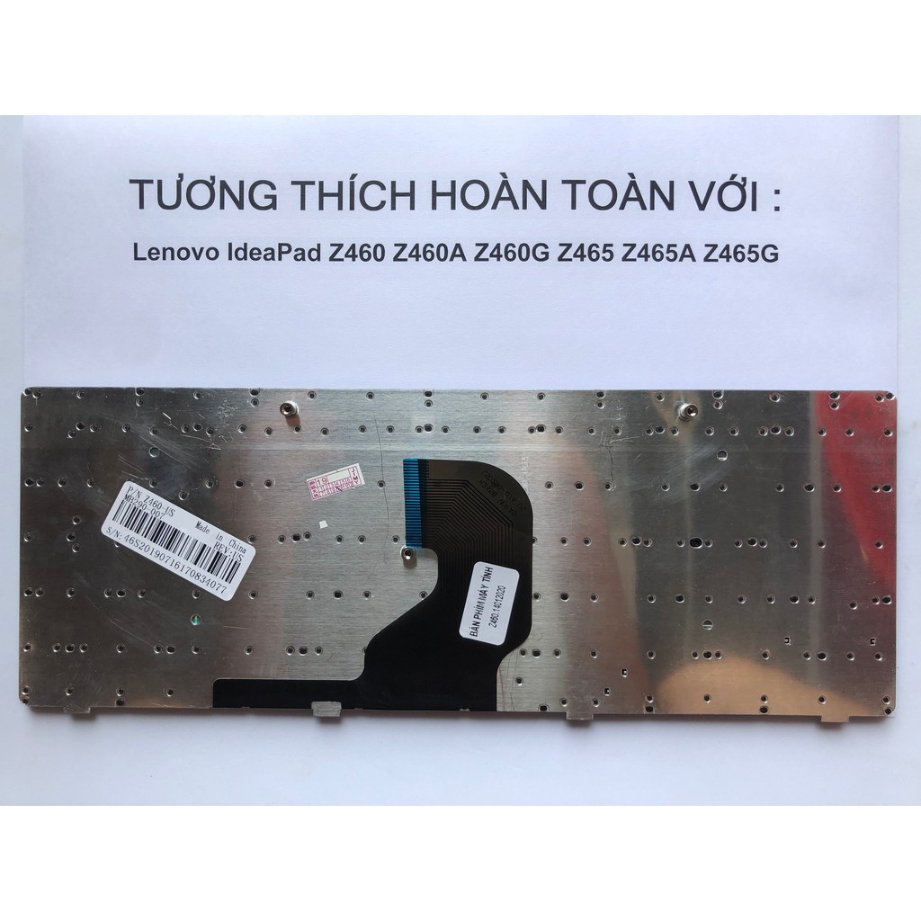 Bàn Phím Laptop Lenovo IdeaPad Z460 Z460A Z460G Z465A Z465G Hàng Mới 100% Bảo Hành 12 Tháng Toàn Quốc