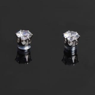 Yoi * Bông Tai Từ Tính Không Xuyên Tai Trang Sức Zircon Dành Cho Nam Nữ