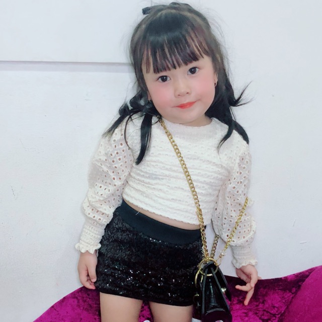 Chân váy kim sa