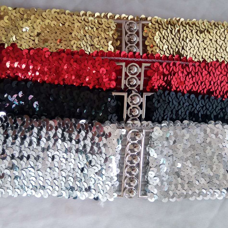 Thắt Lưng Đính Kim Sa Lấp Lánh Thời Trang