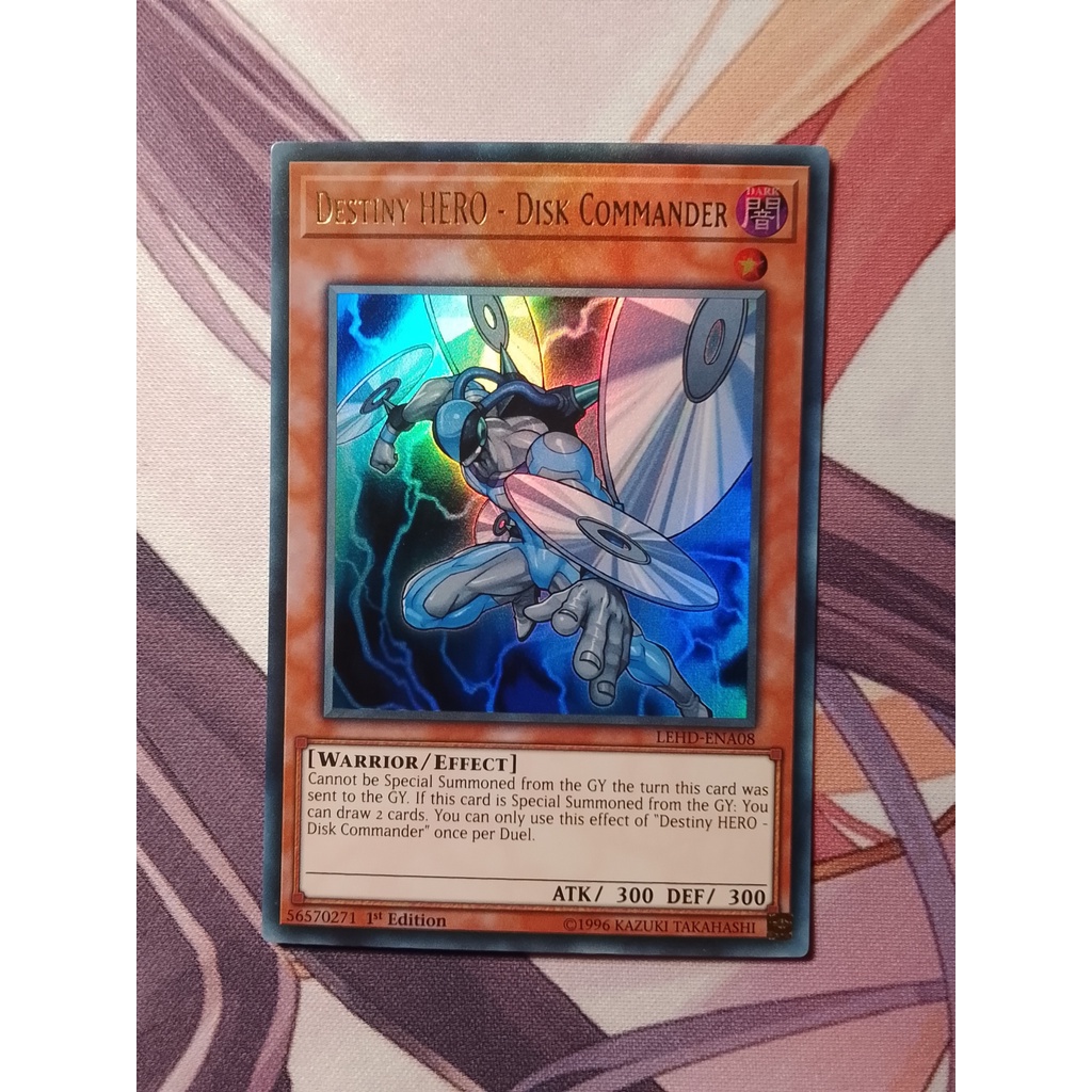 Thẻ Bài Yugioh: Destiny HERO - Disk Commander LEHD-ENA08