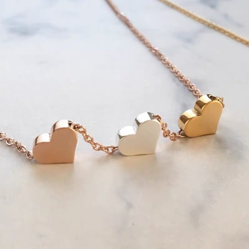 Vòng cổ ngắn mặt trái tim nhỏ đáng yêu thời trang cho nữ pk128