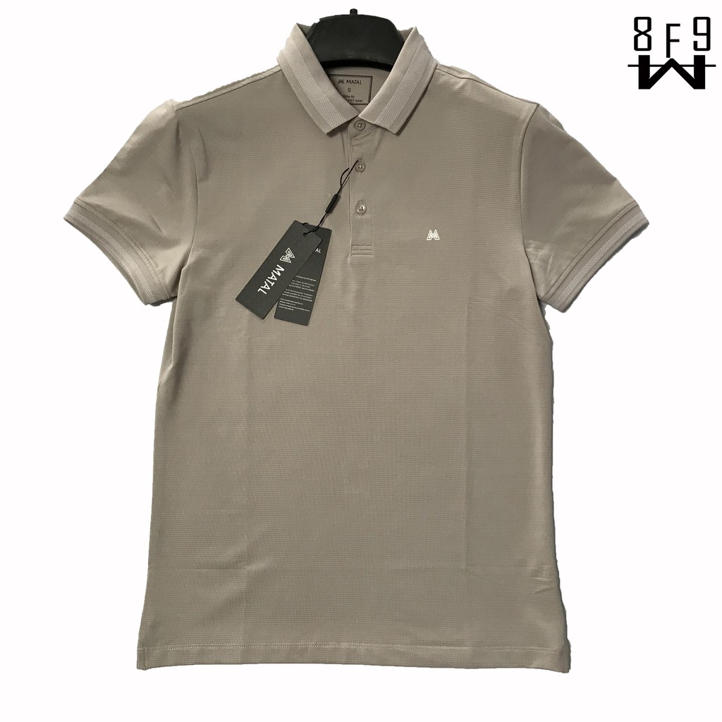Áo phông cổ bẻ POLO nam MATAL họa tiết đơn giản, kiểu dáng SLIMFIT, thiết kế chất liệu 95% COOLMAX mềm mại, mát mẻ