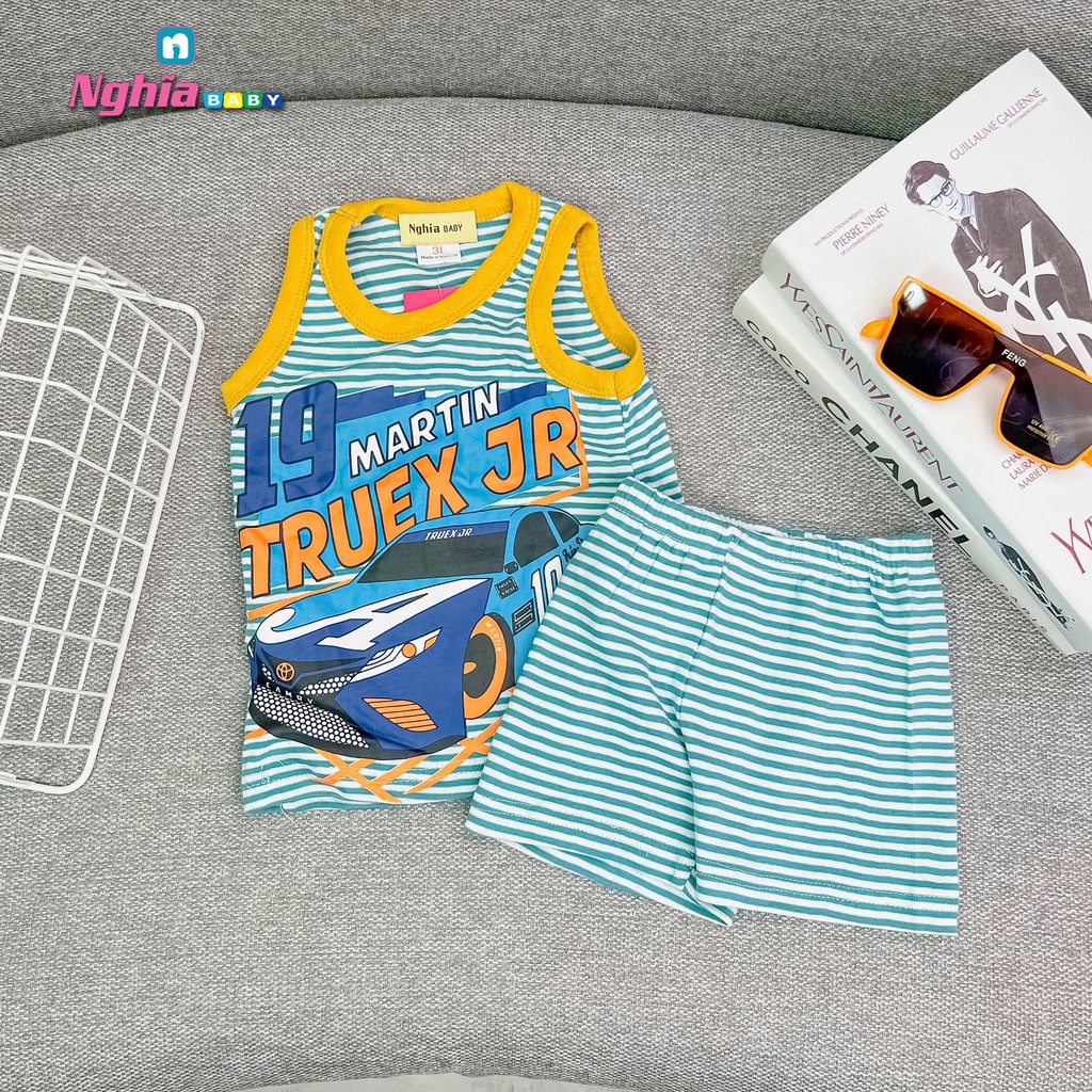 Đồ bộ bé trai NGHĨA BABY dành cho bé từ 9-21kg