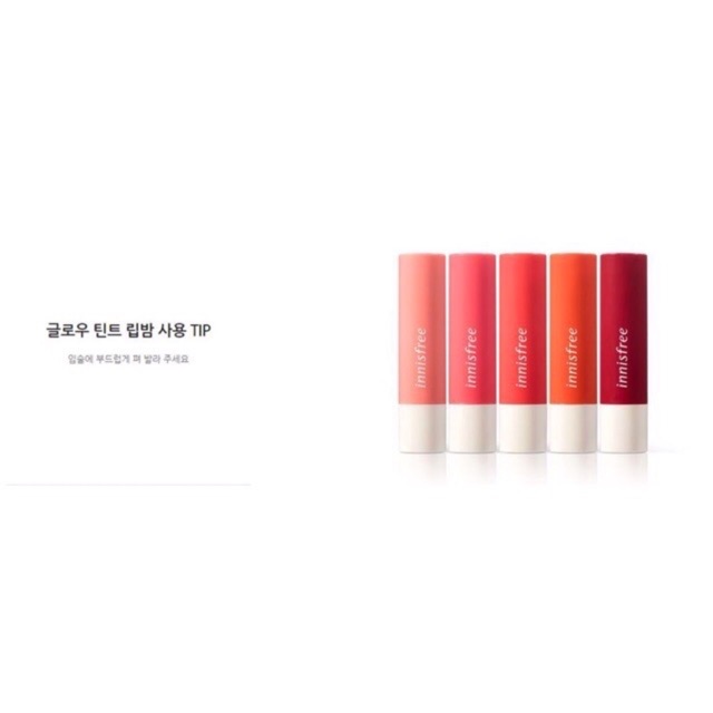 Son Dưỡng Môi Innisfree Glow Eco Flower Tint Balm 3.5g