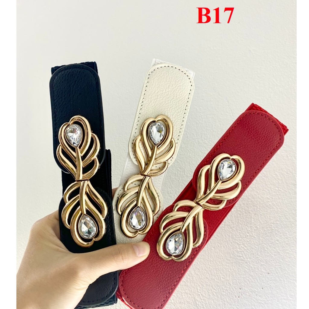 Đai váy lá 4cm B17