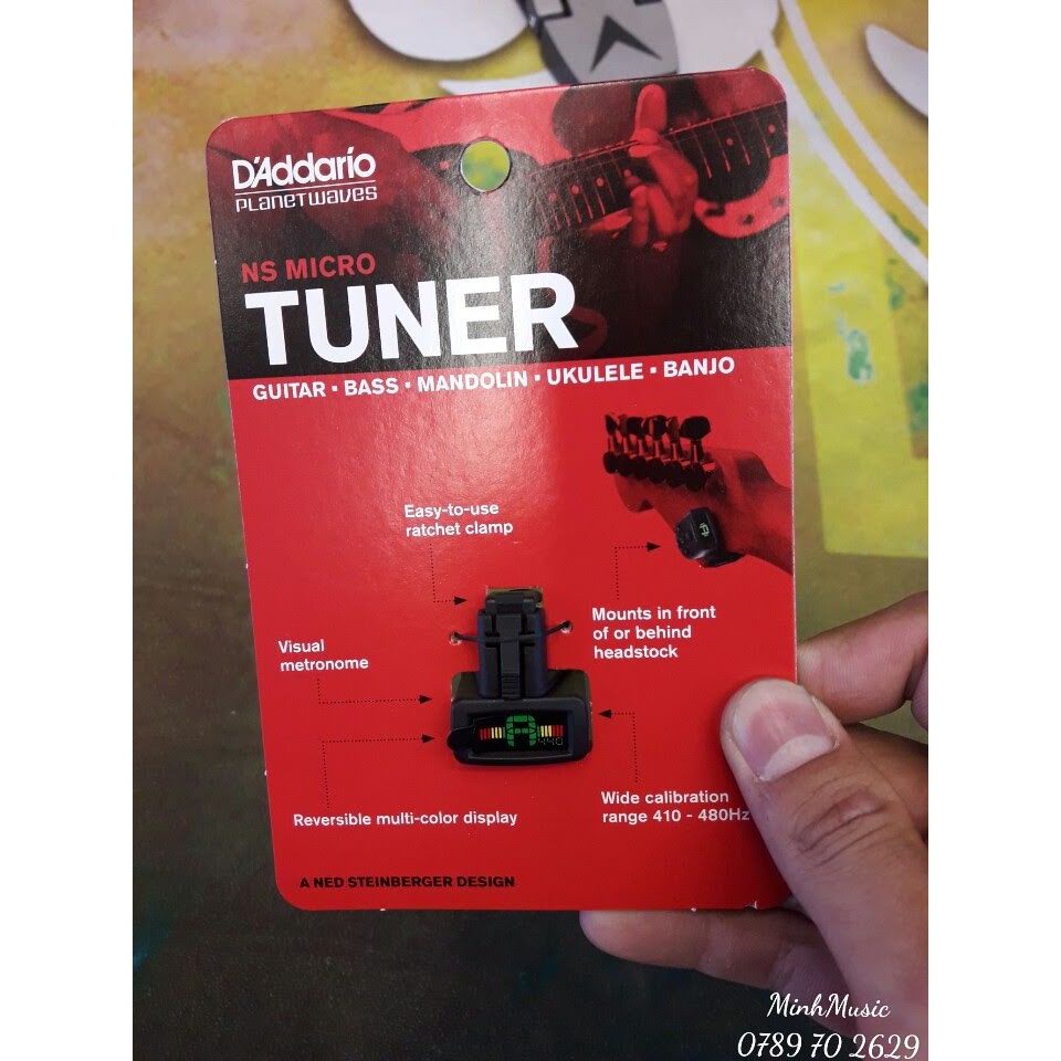 Tuner Daddario Planet Waves hình thật