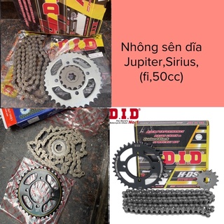  Bộ Nhông Xích - Nsd Sên Dĩa Xe Sirius Fi 50cc Xăng Cơ 34 Đĩa Did 