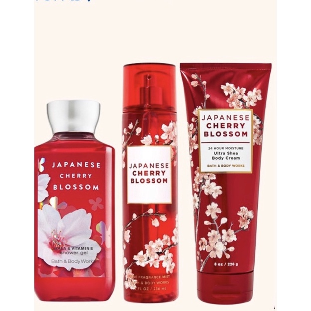 Sản Phẩm Tắm Lotion Xịt Thơm Toàn Thân Bath &amp; Body Works-Japanese Cherry Blossom
