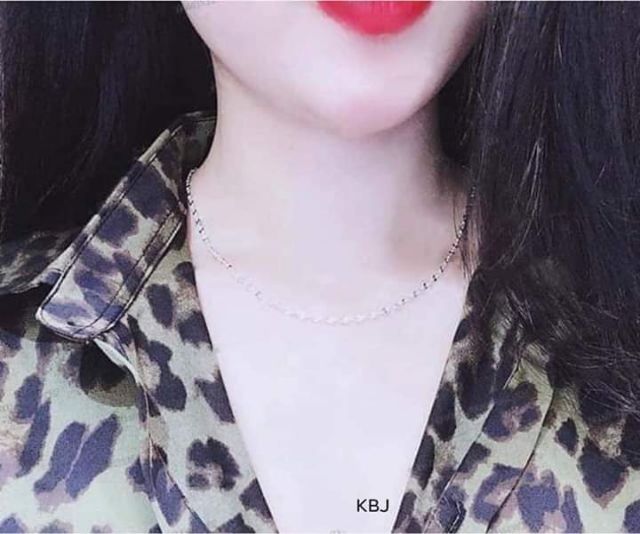 Dây chuyền bạc lá me