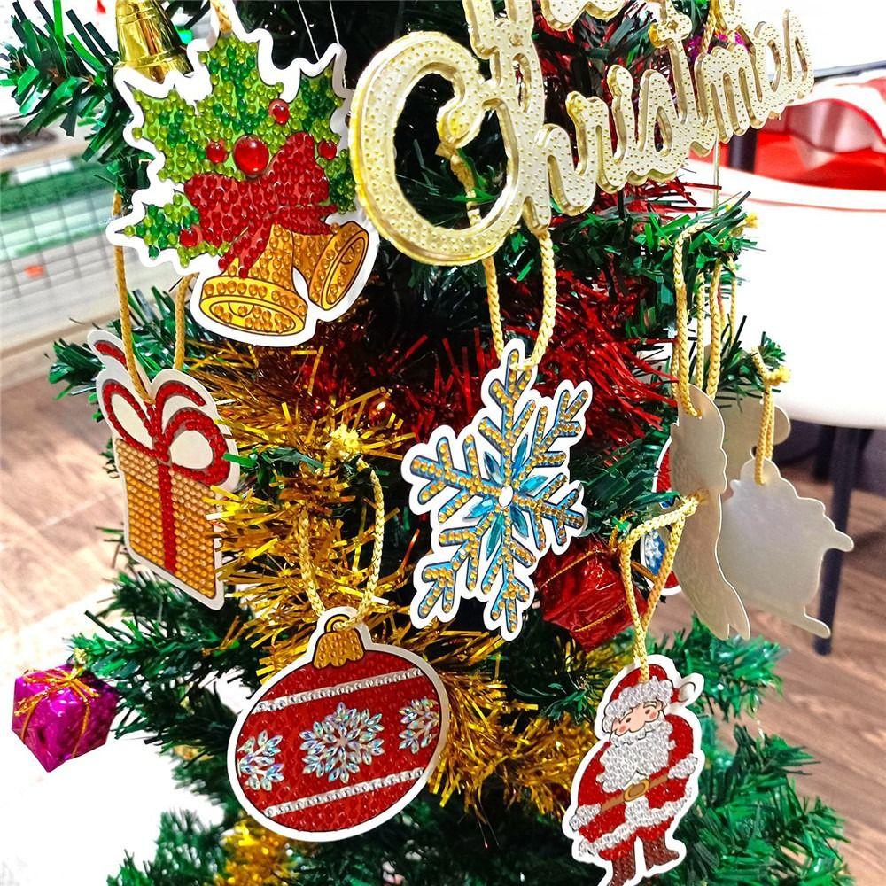 Bộ 10 / 12 Tranh Treo Tường Trang Trí Thiết Kế Mới Cao Cấp Thời Trang|Phụ Kiện Trang Trí Giáng Sinh 5D Xinh Xắn