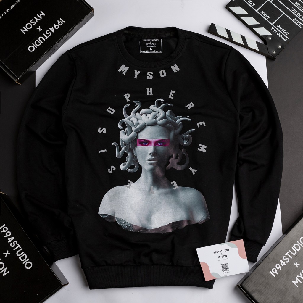 Áo Sweater BARBOSSA Medusa My Son Kiểu Dáng Unisex | BigBuy360 - bigbuy360.vn