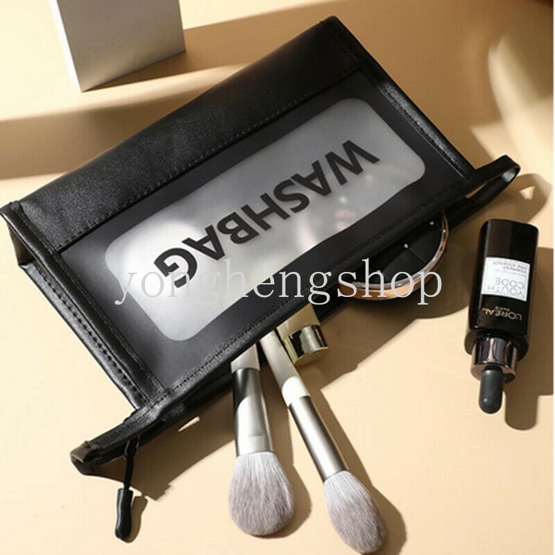 Túi Đựng Mỹ Phẩm Trong Suốt Sức Chứa Lớn Tiện Dụng Khi Đi Du Lịch