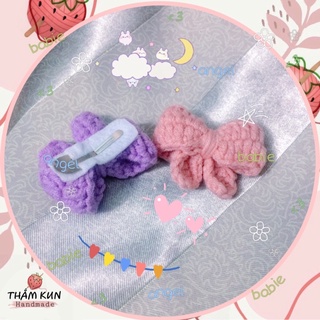 Kẹp tóc nơ handmade