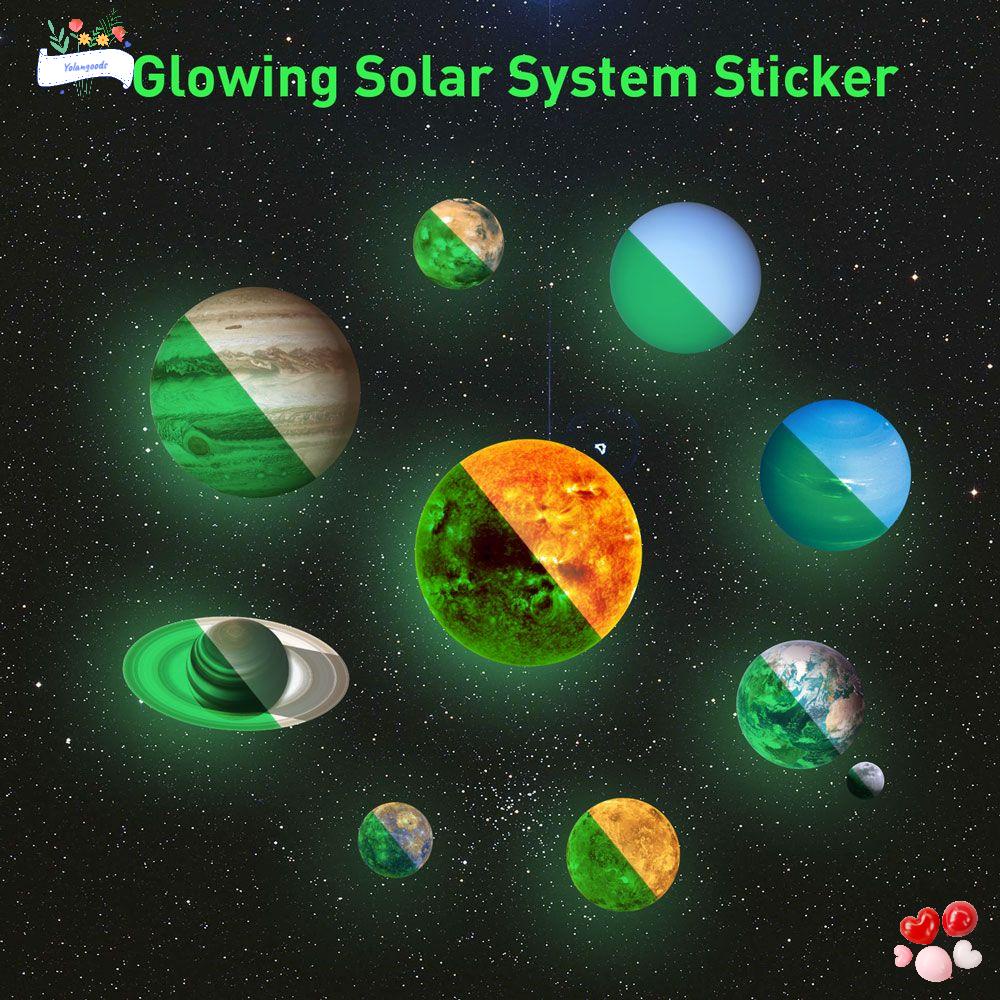 Miếng Dán Tường Dạ Quang Hình Các Hành Tinh Độc Đáo