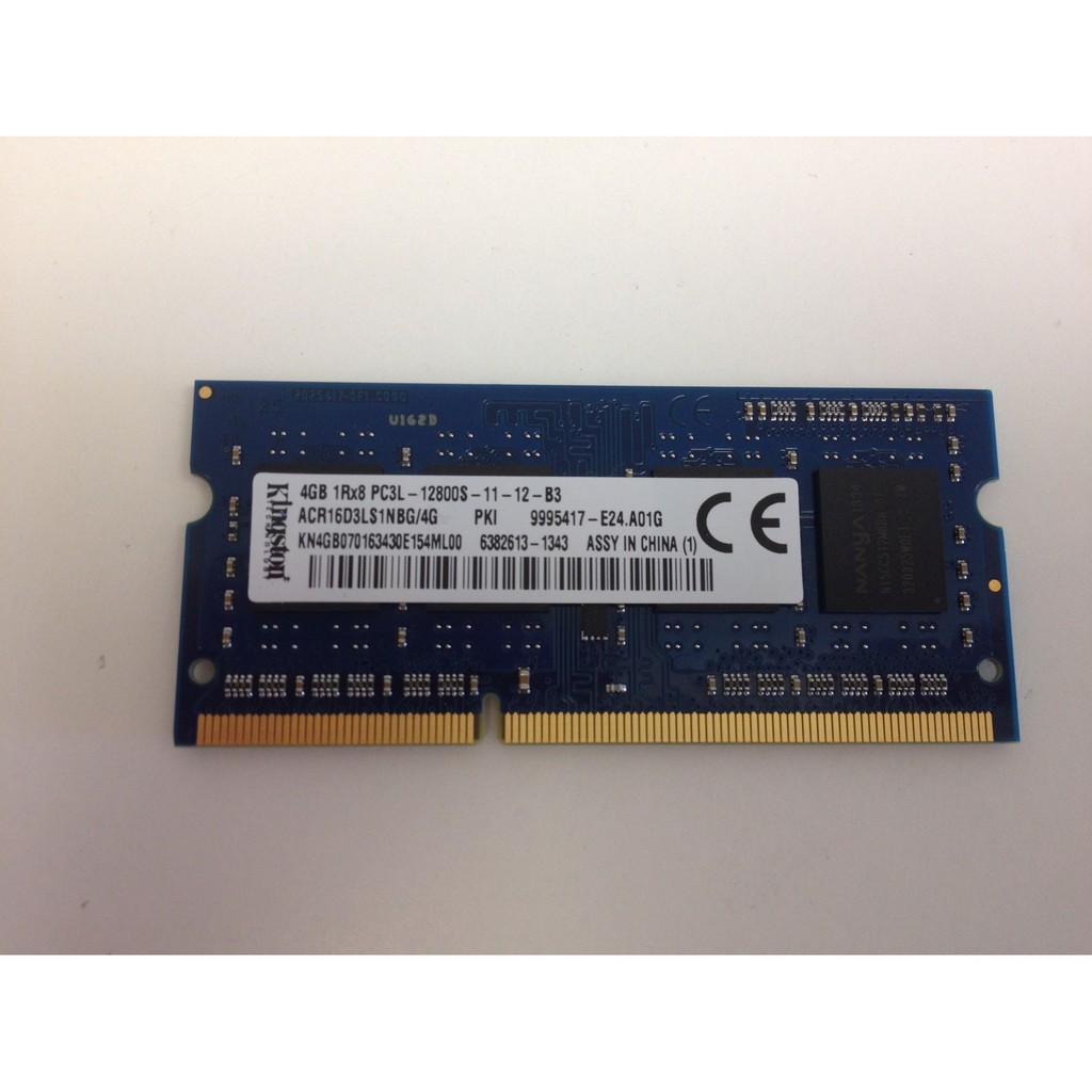 RAM Kingston DDR3 4GB PC3L-12800s bus 1600MHz