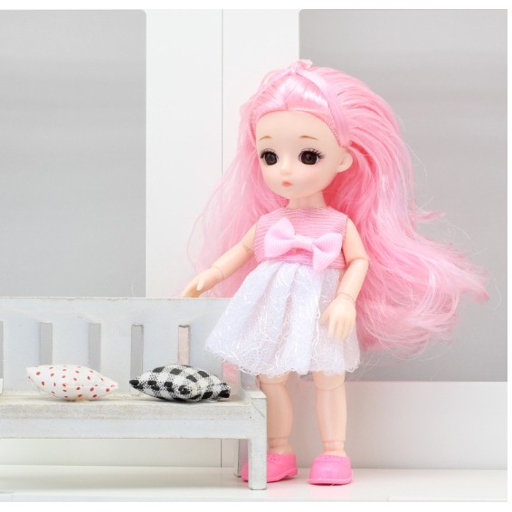 Búp Bê Em Bé Ngộ Nghĩnh Baboliy BJD  Cao 16cm 13 Khớp