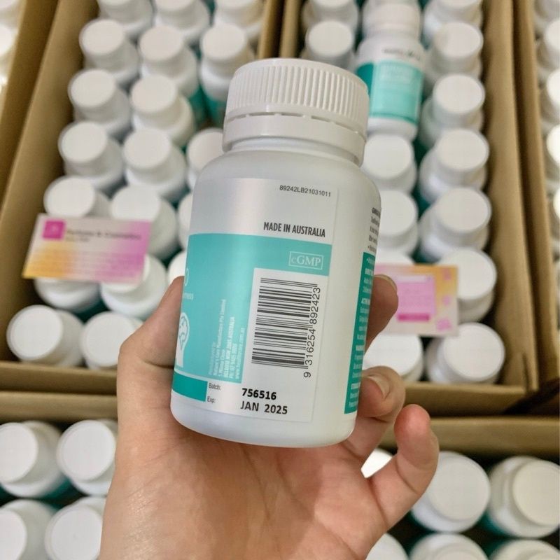 Bổ não Ginkgo Biloba 2000 Healthy Care, 100 viên, Mẫu mới