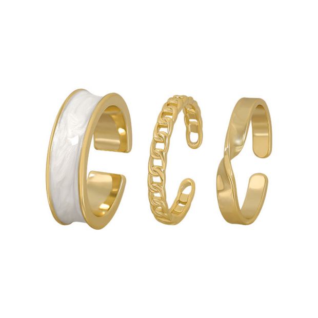 Set Nhẫn Thời Trang Phong Cách Hàn Quốc Cho Nữ