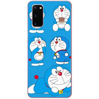 Ốp lưng Samsung Galaxy S20, S20 Plus, S20 Ultra in hình Doraemon ham ăn