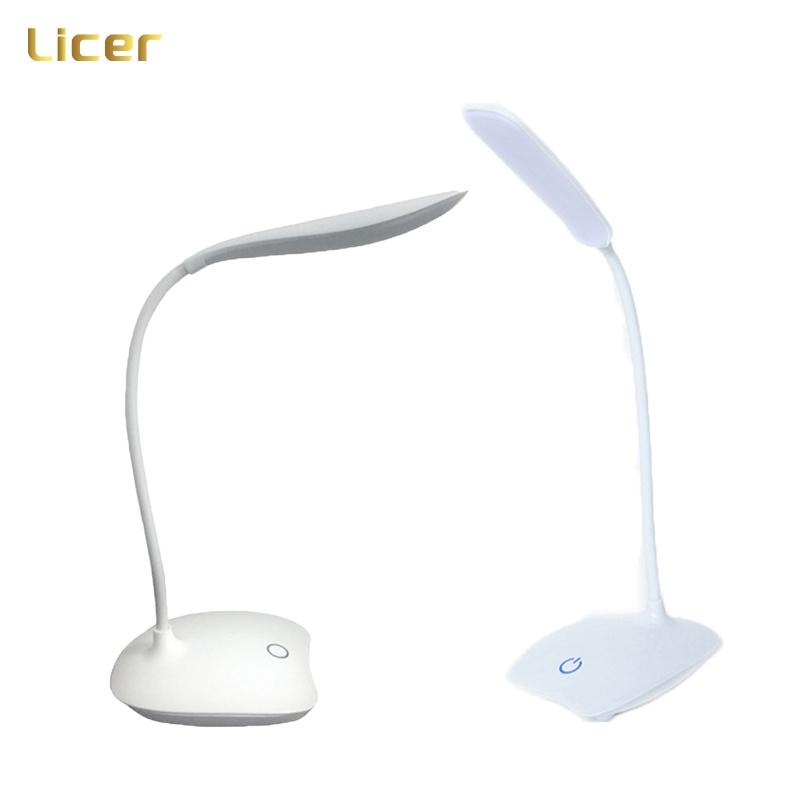 Đèn led LICER LDL-M16NL-HDW để bàn sạc cổng USB 3 chế độ điều chỉnh cảm ứng bảo vệ mắt cho học sinh/ sinh viên