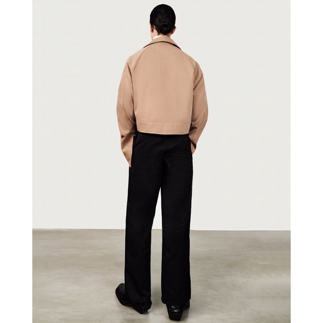 GIAN SAIGON - Áo khoác ngắn khaki - Khaki cropped jacket - Nâu be