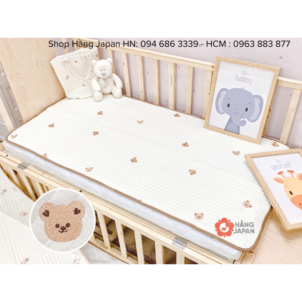 Thảm lót thêu họa tiết kích thước 60*120cm xinh xắn đáng yêu cho bé