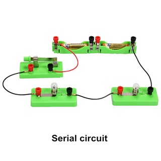 BULB CIRCUIT WITH SWITCH, SIMPLE ELECTRIC CIRCUIT FOR SCIENCE STEM DIY EDUCATIONAL EXPERIMENT