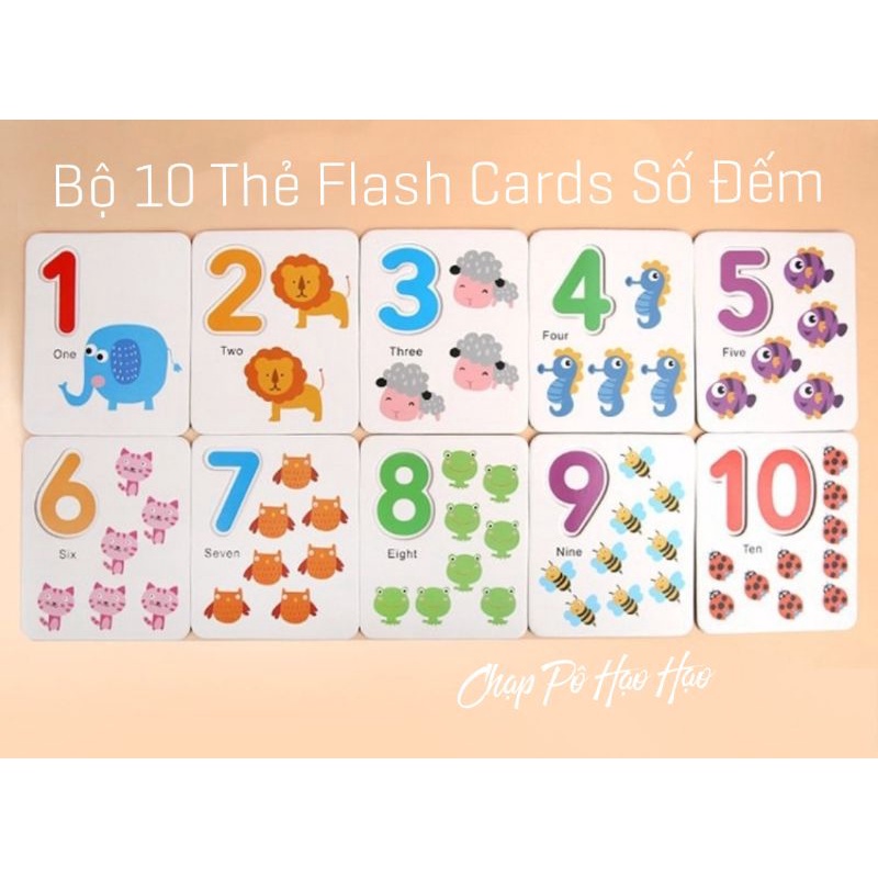 ĐỒ CHƠI TOÁN HỌC MONTESSORI - BỘ THẺ HỌC SỐ ĐẾM/PHÉP TÍNH KÈM QUE TÍNH CHO BÉ